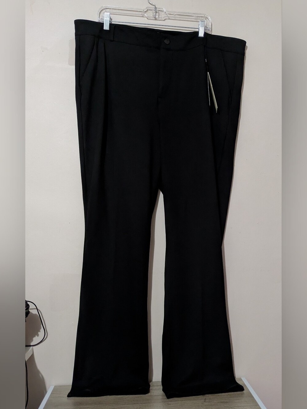 Sculpt-Her By NYDJ Classic Trouser Black Dress Pants Sleek Professional 22W New!
